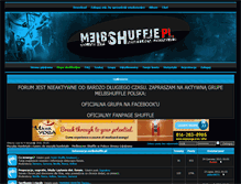 Tablet Screenshot of melbshuffle.pl